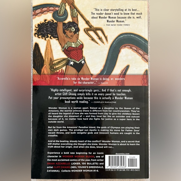 Mint condition Wonder Woman Blood comic. - Picture 2 of 2